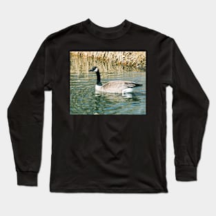 Geese on the pond Long Sleeve T-Shirt